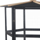 Voliera in legno FSC termotrattato diam. 150 cm x H.179 cm - Shelty Pet