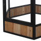 Voliera in legno FSC termotrattato diam. 150 cm x H.179 cm - Shelty Pet