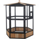 Voliera in legno FSC termotrattato diam. 150 cm x H.179 cm - Shelty Pet