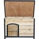 Cuccia in legno termotrattato FSC 104x66x70cm per cani di taglia media - Shelty Pet