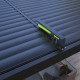 Pergola bioclimatica autoportante motorizzata in alluminio antracite 3x3m - con telecomando - X-METAL