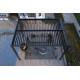 Pergola bioclimatica autoportante motorizzata in alluminio antracite 4x3m - con telecomando - X-METAL