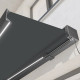 Tenda da sole motorizzata 500x300cm LEDY antracite telo poliestere antracite - X-METAL