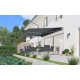 Tenda da sole motorizzata 500x300cm LEDY antracite telo poliestere antracite - X-METAL