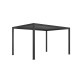 Pergola bioclimatica autoportante motorizzata DOBLA in alluminio doppie alette antracite 4x3m - X-METAL