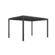 Pergola bioclimatica autoportante motorizzata DOBLA in alluminio doppie alette antracite 4x3m - X-METAL