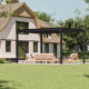 Pergola bioclimatica autoportante DOBLA in alluminio con doppie alette  antracite 4x3m - X-METAL