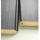 Casetta addossata in legno smaltato grigio 3,27m² Wandlitz 2 - Karibu