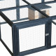 Recinto per tartarughe in legno termotrattato FSC 120x110x50cm + rifugio - Shelty Pet