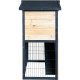 Gabbia da esterno in legno FSC termotrattato 101x55x100cm - Shelty Pet