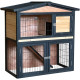 Gabbia da esterno in legno FSC termotrattato 101x55x100cm - Shelty Pet