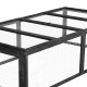 Gabbia in legno FSC e rete regolabile 180x90cm - Shelty Pet