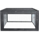 Gabbia in legno FSC e rete regolabile 180x90cm - Shelty Pet