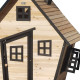 Casetta per bambini Pschitt in legno termotrattato FSC - Abracadaprout