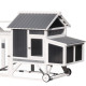 Pollaio in legno termotrattato FSC 224x81x107cm con tetto in PVC per 4-6 polli – Shelty Pet