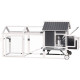 Pollaio in legno termotrattato FSC 224x81x107cm con tetto in PVC per 4-6 polli – Shelty Pet