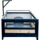 Recinto per tartarughe da interno o esterno in legno FSC termotrattato 97x57x33cm - Shelty Pet