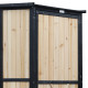 Armadio da giardino in legno termotrattato e laccato FSC 69x52x142cm - Arbor