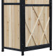 Armadio da giardino in legno termotrattato e laccato FSC 69x52x142cm - Arbor