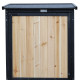 Armadio da giardino in legno termotrattato e laccato FSC 69x52x142cm - Arbor