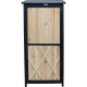 Armadio da giardino in legno termotrattato e laccato FSC 69x52x142cm - Arbor