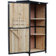 Armadio da giardino in legno termotrattato e laccato FSC 69x52x142cm - Arbor