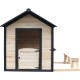Casetta per bambini Schproutch in legno termotrattato FSC - Abracadaprout