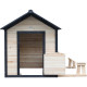 Casetta per bambini Schproutch in legno termotrattato FSC - Abracadaprout