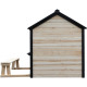 Casetta per bambini Schproutch in legno termotrattato FSC - Abracadaprout