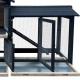 Gabbia in legno FSC termotrattato con recinto 147x53x92 cm per 4 conigli o roditori - Shelty Pet
