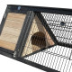 Gabbia da esterno in legno - L116xP50xH41cm - Shelty Pet