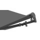 Tenda da sole motorizzata 350x250cm DECO antracite telo poliestere antracite - X-METAL