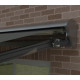 Tenda da sole motorizzata 350x250cm DECO antracite telo poliestere antracite - X-METAL