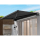 Tenda da sole motorizzata 300x250cm LUXO telo poliestere antracite - X-METAL