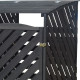 Copri pattumiera doppio in legno FSC termotrattato - Arbor