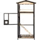 Voliera da esterno o interno in legno FSC termotrattato 89x65x176cm - Shelty Pet