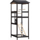 Voliera da esterno o interno in legno FSC termotrattato 89x65x176cm - Shelty Pet