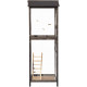 Voliera da esterno o interno in legno FSC termotrattato 89x65x176cm - Shelty Pet