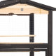 Voliera da esterno o interno in legno FSC termotrattato 89x65x176cm - Shelty Pet