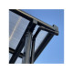 Pluviali per grondaie antracite per pergole per terrazzi profonde 4 m - set da 2 - X-METAL