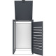 Copertura per cassonetti in acciaio zincato antracite per pattumiera da 240 l - X-METAL