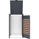 Copertura per cassonetti in acciaio zincato effetto legno per pattumiera da 240 l - X-METAL