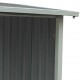 Legnaia in metallo antracite 6 metri cubi X-metal