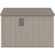 Casetta da giardino Sunlife in HDPE da 7,8 m² color crema e marrone + pavimento - JOBU