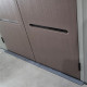 Casetta da giardino Sunlife in HDPE color crema e marrone da 4,5 m² + pavimento - JOBU