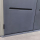 Casetta da giardino Sunlife in HDPE 4,5 m² crema e grigio + pavimento - JOBU