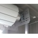 Garage in metallo 19,52m² PLUS antracite porta sezionale + set di montaggio X-METAL