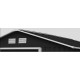 Casetta in lamiera 13m² PLUS antracite + set di montaggio X-METAL