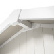 Casetta da giardino in PVC 4,9m² UTILITY bianco e grigio verde + kit di ancoraggio Grosfillex