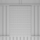 Pannello forato + 6 ganci - Kosto - X-METAL